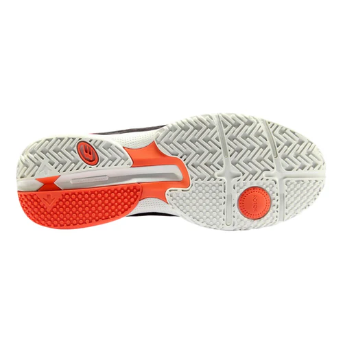 Chaussures-de-padel-femme-bullpadel-Flow-24I-gris-orange-dessous