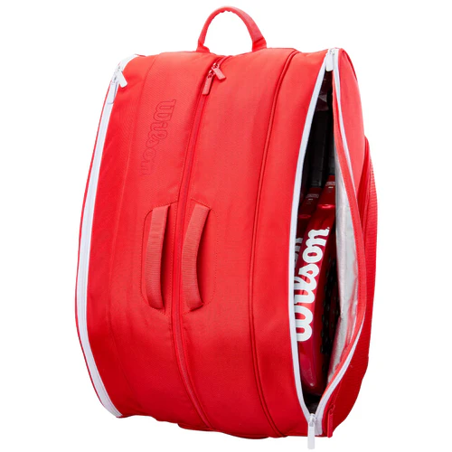 Sac-padel-Wilson-tour-padel-bag-rouge-debout