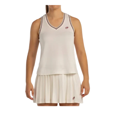 DEBARDEUR FEMME BULLPADEL AZA BLANC CASSE
