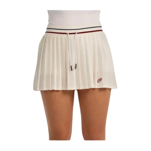 JUPE FEMME BULLPADEL ATRIA BLANC CASSE