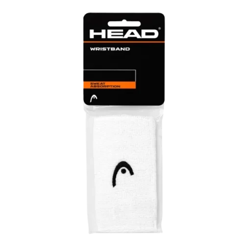 POIGNET EPONGE HEAD 5" BLANC X2