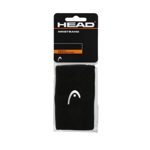 POIGNET EPONGE HEAD 5" NOIR X2