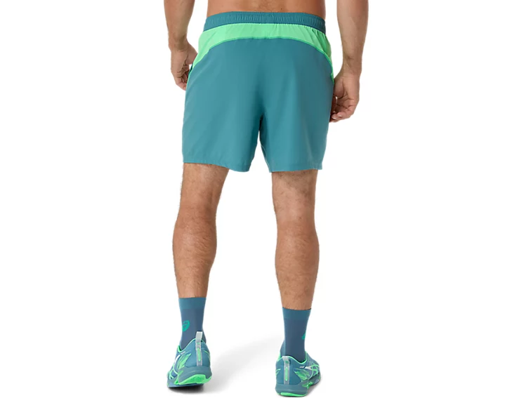 short-padel-asics-court-7in-bleu-vert-dos