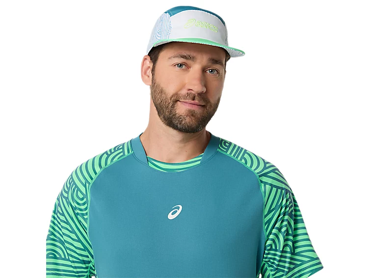 t-shirt-padel-asics-court-bleu-vert-zoom