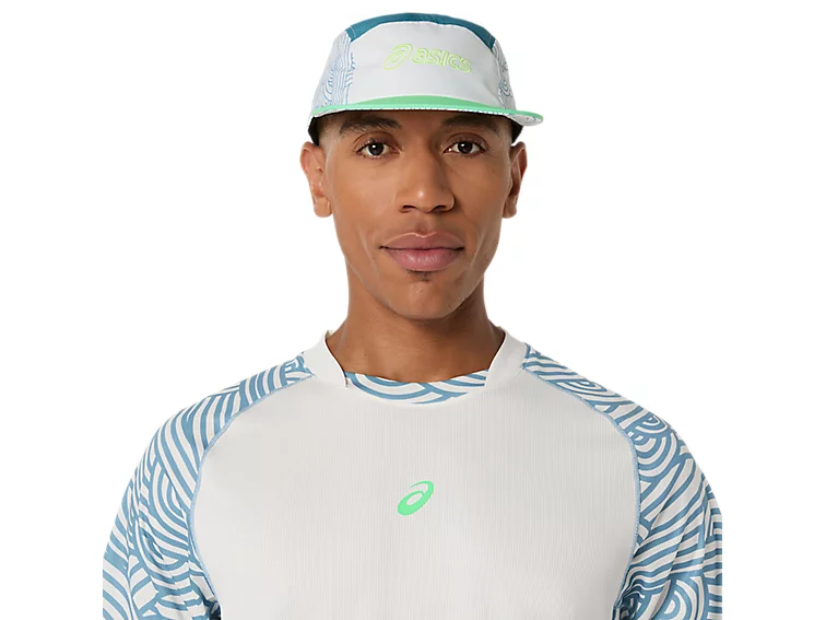 t-shirt-padel-asics-court-creme-bleu-zoom