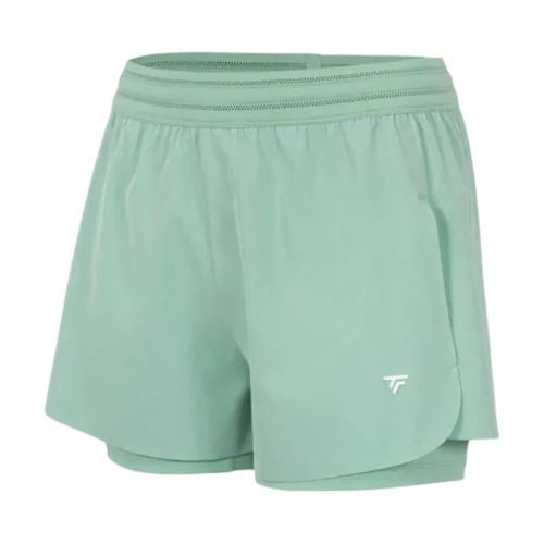 SHORT FEMME TECNIFIBRE TEAM STRETCH VERT SAGE