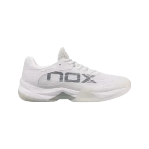 CHAUSSURES DE PADEL FEMME NOX AT10 LUX BLANC/GRIS
