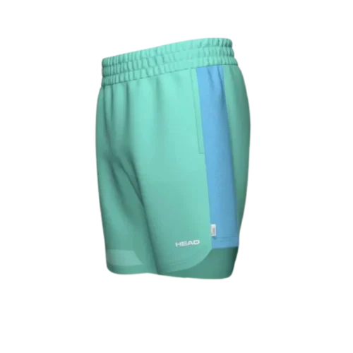 SHORT HOMME HEAD POWER TURQUOISE / AIRFORCE BLEU