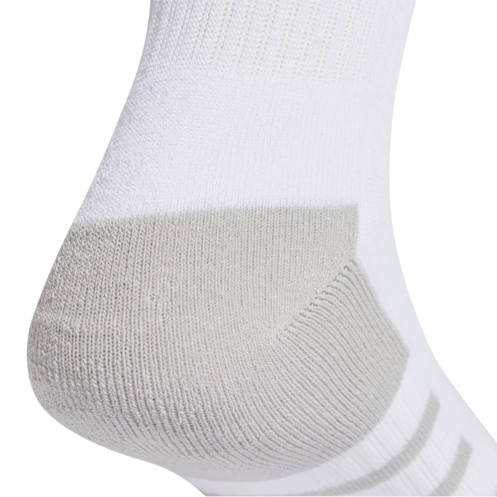 Chaussettes-Adidas-Climacool-CREW-Blanc-x3-Talon