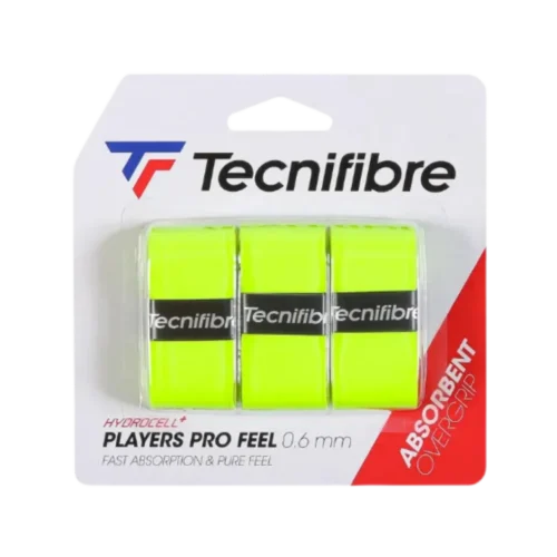 SURGRIPS TECNIFIBRE PLAYERS PROFEEL JAUNE FLUO X3