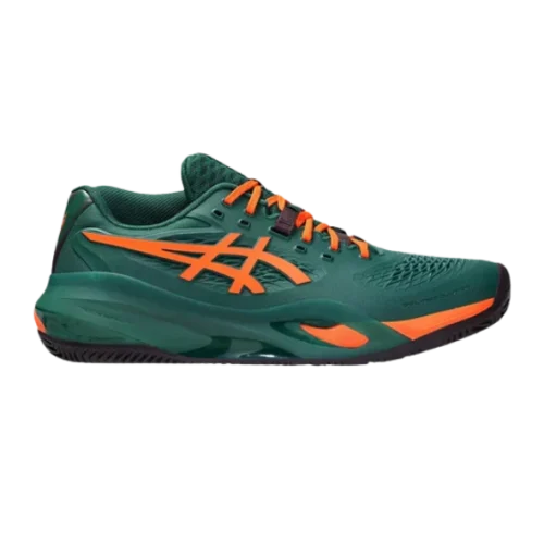 CHAUSSURES DE PADEL HOMME ASICS GEL RESOLUTION X PADEL VERT / ORANGE