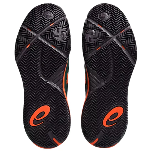 Chaussures-de-padel-Homme-Asics-Gel-resolution-X-Padel-Vert-Dessous