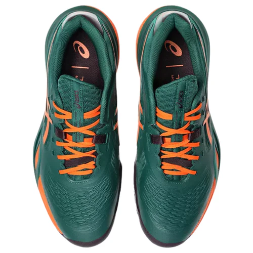 Chaussures-de-padel-Homme-Asics-Gel-resolution-X-Padel-Vert-Dessus