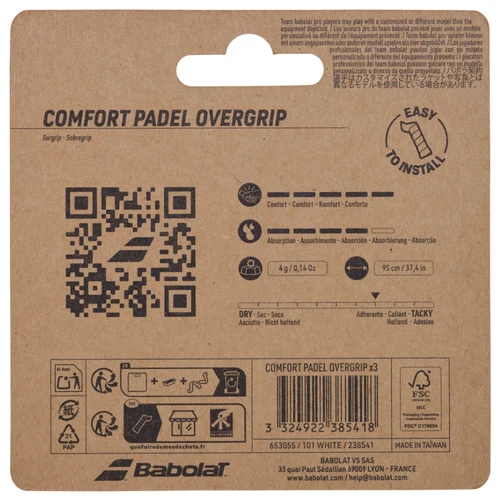 Surgrips-Babolat-Comfort-Blanc-x3-Arriere