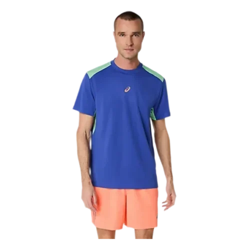 T-SHIRT HOMME ASICS PADEL COURT BLEU