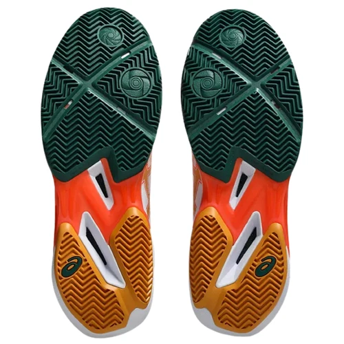 Chaussures-de-padel-Homme-Asics-Sonic-Smash-FF-Blanc-Orange-Semelle