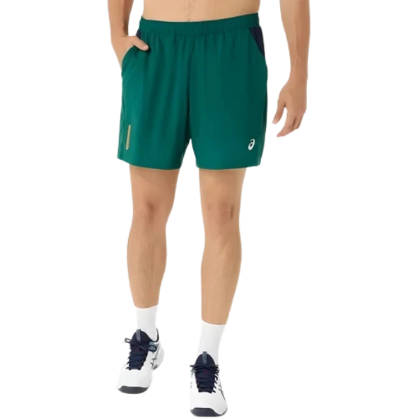 SHORT-homme-asics-vert