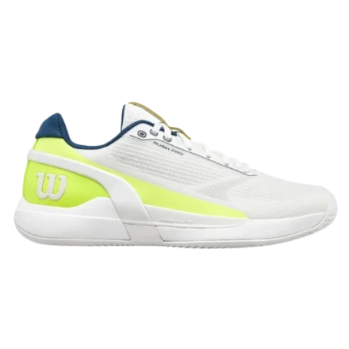 CHAUSSURES HOMME WILSON RUSH PRO 5 PADEL BLANC / JAUNE FLUO