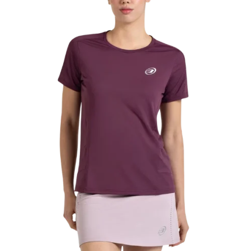 T-SHIRT FEMME BULLPADEL OMUR PRUNE
