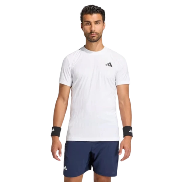 t-shirt-homme-adidas-freelift-blanc