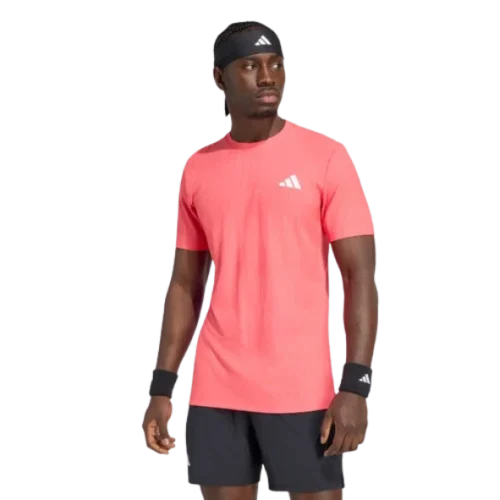 T-SHIRT HOMME ADIDAS FREELIFT PURE ROSE