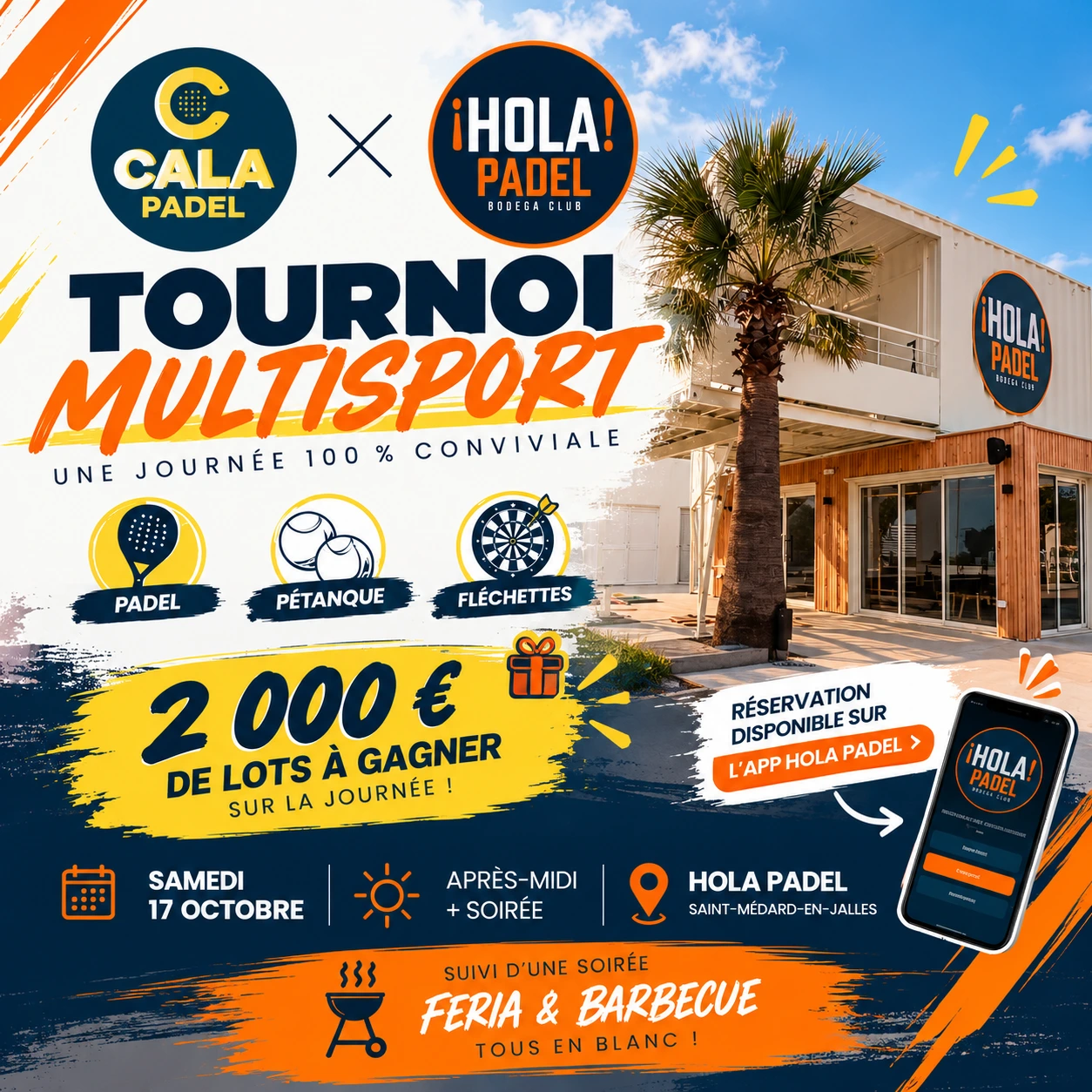 Tournoi multisport Hola Padel