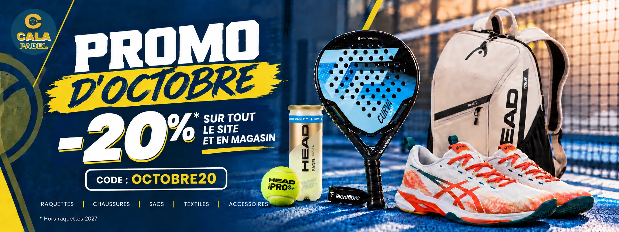 Tube et balle de padel authentiques